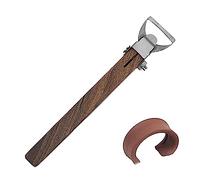 Tumotsit Pottery Clay Sculpture Tools, Handmade Clay Sculpture Craft Cup Maker Tools, 5.11 x 0.78 x 0.59 Inch Clay Sculpture Craft Cup Maker Tools for Ceramic Clay Sculpture