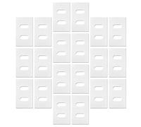 Tumotsit Replacement Parts for Vertical Blinds, Self-Adhesive Repair Tabs for Patio Blinds, Pack of 20 Door Blinds for Door Windows, Repair Tabs for Window Blinds for Home Blinds