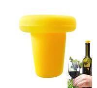 Tumotsit Reusable Silicone Cork Stopper, Reusable Wine Stoppers, Withstands Temperatures from +240°C to -40°C, Reusable Glass Wine Corks for Leak-Proof