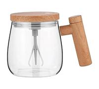 Tumotsit Self Stirring Coffee, Automatic Mixing Portable Glass, Electric Cup 400ml, High Speed AutomMix, Travel for Gyms, Canteens, Parks, Schools
