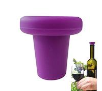 Tumotsit Silicone Wine Corks - Silicone Bottle Stopper - Reusable Wine Cork Withstands Temperatures from +240°C to -40°C and is for Champagne Bottles