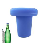 Tumotsit Silicone Wine Stopper, Glass Wine Stopper, Food Grade Bottle Stopper, Leak-Proof, Withstands Temperatures from +240°C to -40°C for Drinking Bottles