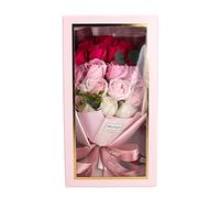Tumotsit Soap Bouquet - Scented Soap Flower for Women Artificial - Artificial Soap Flower with Faint Fragrance, Gift for Decorations, Parties, Birthdays