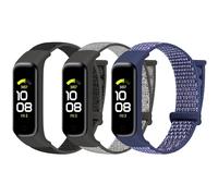TumpCez Solo Loop Nylon Strap Only Compatible with Samsung Galaxy Fit 2 Strap for Women Men, Adjustable Sports Replacement Wristband for Galaxy Fit 2