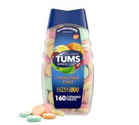 TUMS 74610 Ultra Strength Assorted Fruit Antacid Chewable Tablet for Heartburn Relief, Pack of 160