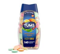 TUMS 74610 Ultra Strength Assorted Fruit Antacid Chewable Tablet for Heartburn Relief, Pack of 160