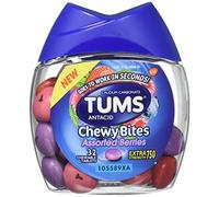 Tums Antacid Chewy Bites, Assorted Berries, 32 Chewable Tablets (Pack of 2)