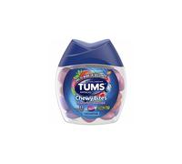 TUMS Chewy Bites Antacid Tablets Extra Strength 750mg Assorted Fruit 32 ct