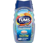 Tums Smoothies Assorted Tropical Fruit - 60 Chewable Tablets by TUMS