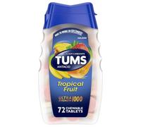 Tums Ultra, Assorted Tropical Fruit, 72 Chewable Tablets