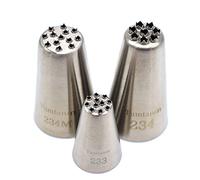 Tumtanm #234M #234#233 Seamless Grass Piping Tip, DIY Piping Icing Nozzle Tool for Cupcakes