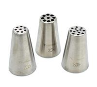 Tumtanm 3 Pcs Grass Piping Nozzles, Seamless Grass Piping Tips, DIY Piping Icing Nozzle Tool for Cupcakes