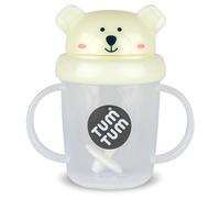 TumTum TT5019 Series 3 Pete Polar Bear Glow Tippy Up Cup with Weighted Straw
