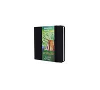 tumuarta Square Watercolor Journal, 300 GSM,5.5X5 .5 Inch, Cotton Paper,Cold Press,Acid Free, 24 Sheets, Watercolor Paper Sketchbooks for Use As Travel Notebook and Mixed Media Pad On The Go