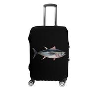 Tuna Fish Custom Suitcase Cover Washable Travel Luggage Protector Case