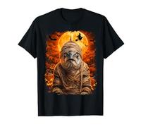Tuna Fish Mummy in Creepy Pumpkin Patch on Halloween Night Value Graphic T-Shirt