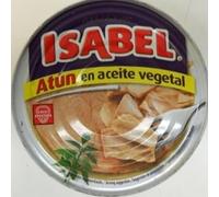 Tuna in Vegetable Oil Isabel 400g Tin (Drained Weight 260g)