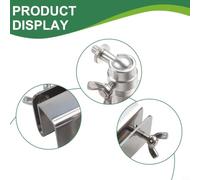 Tunable Solar Panel Bracket Steel Gutter for Arlo | Cameras Weatherproof Support Having 1/4 Inch Screw Optimal Angle Outdoor Security