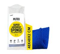 Tunai Pilteo Reusable Sponge Easy To Cut Filters For Both Mechanical And Biological Filtration In Aquarium Fish Tank, Super Absorbent Polyester Fabric Traps Fish Food Left Overs, Impurities And Houses