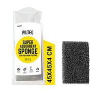 Tunai Pilteo Reusable Sponge Easy To Cut Filters For Both Mechanical And Biological Filtration In Aquarium Fish Tank, Super Absorbent Polyester Fabric Traps Fish Food Left Overs, Impurities And Houses