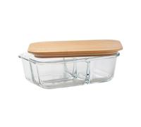 Tundra 3 Bamboo Glass Lunch Box MidOcean Clear One Size