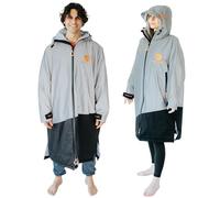 Tundra Fox Ultra Reflective Changing Robe - Functional & Waterproof - Adjustable Hood with Peak - Quick Drying Fleece Lining for the Beach, Wild Swimming, Paddleboarding or any Outdoor Activity!