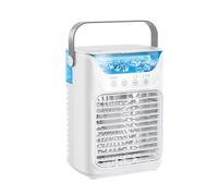 Tundra Freeze Portable AC - 4-in-1 Mini Air Cooler with Ice Water Compartment, Humidifier & Night Light - USB Personal Cooling Fan for Bedroom, Office, Travel - 600ml Tank, 4 Speeds, 55dB Quiet