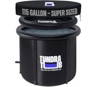 Tundra TUB XL Cold Plunge - 440 Litre Ice Bath for Athletes & Recovery | Cold Therapy Pod with Cover, Travel Bag, Ice Pack, Thermometer & Beanie | Recover & Boost Energy | USA Athlete Founded (TTXL1)