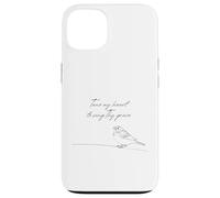 Tune My Heart To Sing Thy Grace Bird Come Thou Fount Hymn Case for iPhone 13