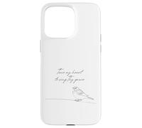 Tune My Heart To Sing Thy Grace Bird Come Thou Fount Hymn Case for iPhone 15 Pro Max