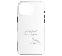 Tune My Heart To Sing Thy Grace Bird Come Thou Fount Hymn Case for iPhone 16 Pro Max