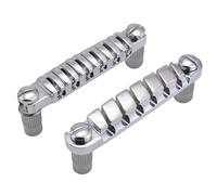 Tune-O-Matic Bridge - 10x8cm Guitar Bridge, Minimized String Disruption | Classic Look Instrument Supplies with Ease, O-Matic Roller Saddle Bridges for Concert School Event Live Performances