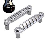 Tune-O-Matic Saddle Bridge - Electric Guitar Replacement Part | Adjustable Metal Bridge Piece For Gibson, Epiphone, Or SG Models, Precision String Height And Intonation Setup Upgrade Accessor