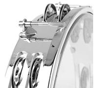 Tune Your Rhythm Skills With This Lightweight and Responsive 10 Inch Hand Held Percussion Instrument (clear leather)