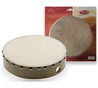 Tuned 8" Wooden Hand Drum with Riveted Skin