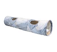 Túnel Cat Tunnel Collapsible Cats Tube Irregular Lines Bed w/Ball Self Luminous Interactive Long Play Toy for Bunnies Puzzle Exercising Kitties Cats Puppy Cama