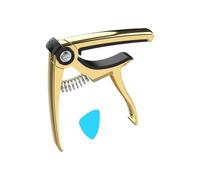 Tuner Capo - 4 in 1 Guitar Pick Clamp Versatile Musical Accessory with Durable Grip Handle Instrument for Guitar, Electric Guitar, Ukulele, Banjo, Stage, Studio, Exercises