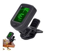 Tuner for 12 String Guitar, Clip- Guitar Tuner - Tuner for Violins | Tuner for Acoustic Guitar, Tuner for Violin, Tuner for Guitar, String Instrument, Large, Clear