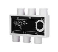 Tuner Pitch Pipe, Compact and Portable Plastic Tones E B G D A E MHand Tuned Brass Reeds Tuner Pitch for Acoustic Guitars Electric Guitars