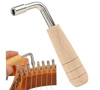 Tuner Wrench Piano Tuner Wrench Professional Lyre Harp Tuning Tool Universal L-Shape Tuning Wrench For Autoharp and Other Small Stringed Instruments