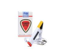 Tunerette™ Clip-On Guitar Tuner - Rock Your Tune in Style! Perfect for Electric, Acoustic, and Bass Guitars, Plus Ukuleles - USB C Rechargeable, Precision Tuning with a Retro Rockstar Twist