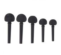 Tuners Ebony String Instrument Accessories For 1/8 1/4 1/2 3/4 4/4 Fiddle Musical Parts(One eighth)