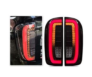 TUNEZ® Tail Lights Rear Lamp LED Smoked Compatible With Navara NP300 D23 Series DX RX ST ST-X SL Visia Acenta Acent N-Connecta Tekna Full COB LED Replacement 2015 2016 2017 2018 2019 2020 Pair Set