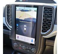 tunez Tempered Glass Screen Protector Guard For Next Gen Ranger T6.2 P703 RA Year 2022 2023 2024 2025 Infotainment Radio System Head Unit Stereo Player (10-inch Infotainment Radio)