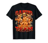 Tung Tung Sahur Workout Team Bootleg Y2K Gym Brainrot Meme T-Shirt