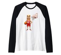 Tung Tung Tung Sahur Basketball Italian Brainrot Meme Raglan Baseball Tee
