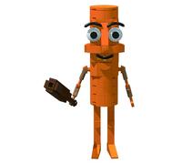 Tung Tung Tung Sahur Building Blocks,Tralalero Tralala Figure,Italian Brainrot Animals, Building Toy Set,Collectible Figure, for Collection and Decoration (Tung Sahur)