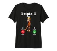 Tung Tung Tung Sahur is Calling Meme Funny Brainrot Triple T Premium T-Shirt