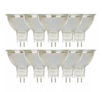 Tungsram M269 Precise Bright MR16 Dichroic Halogen Bulb, 12V, GU5.3, 20W, 36° Beam Angle, 2800K Warm White, 10 Pack