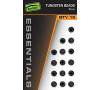 Tungsten beads Fox Edges (x15) Noir 5 mm